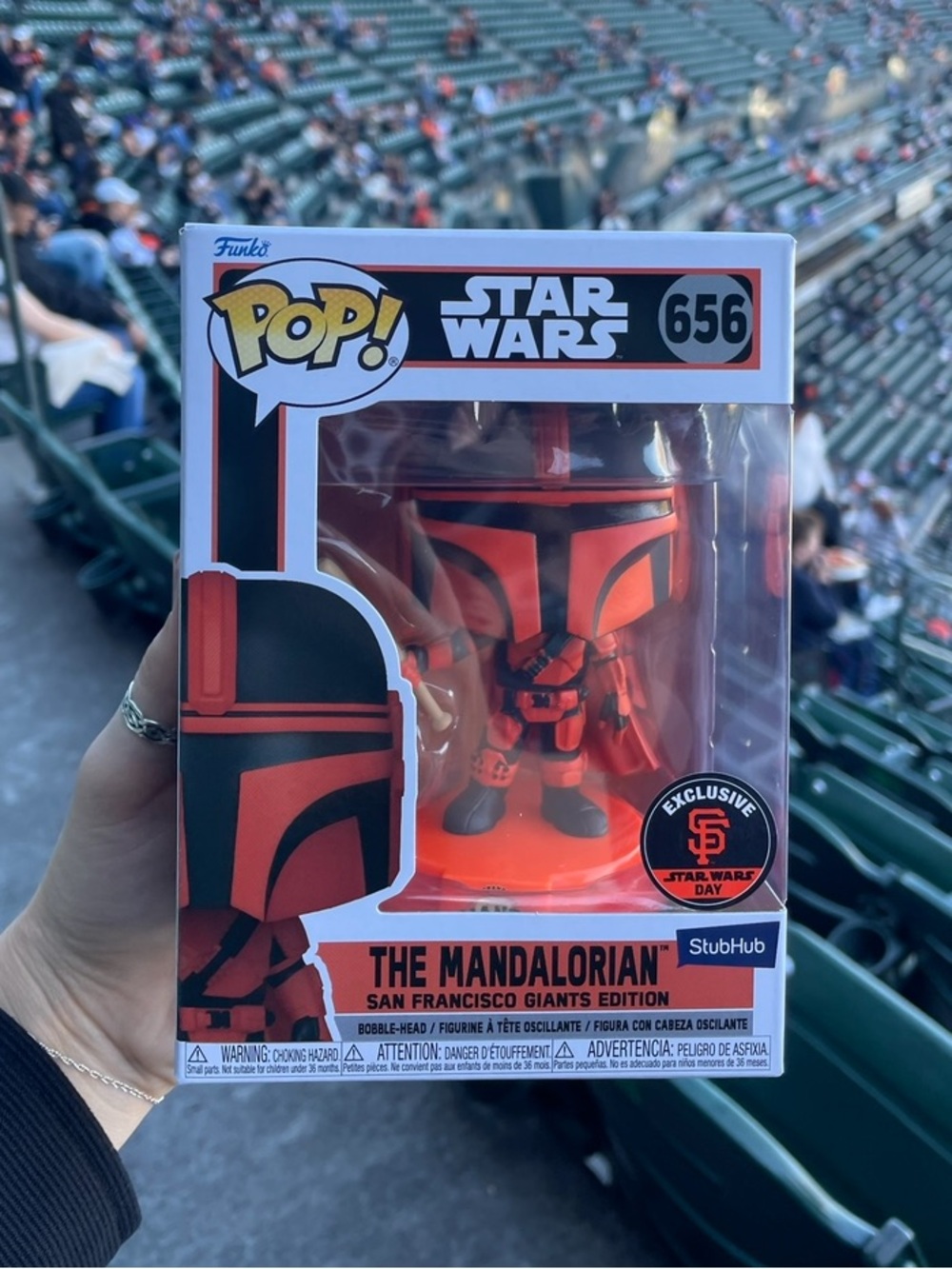 SF GIANTS 2023
Mandalorian Funko Pop for 9/9/23 Game!